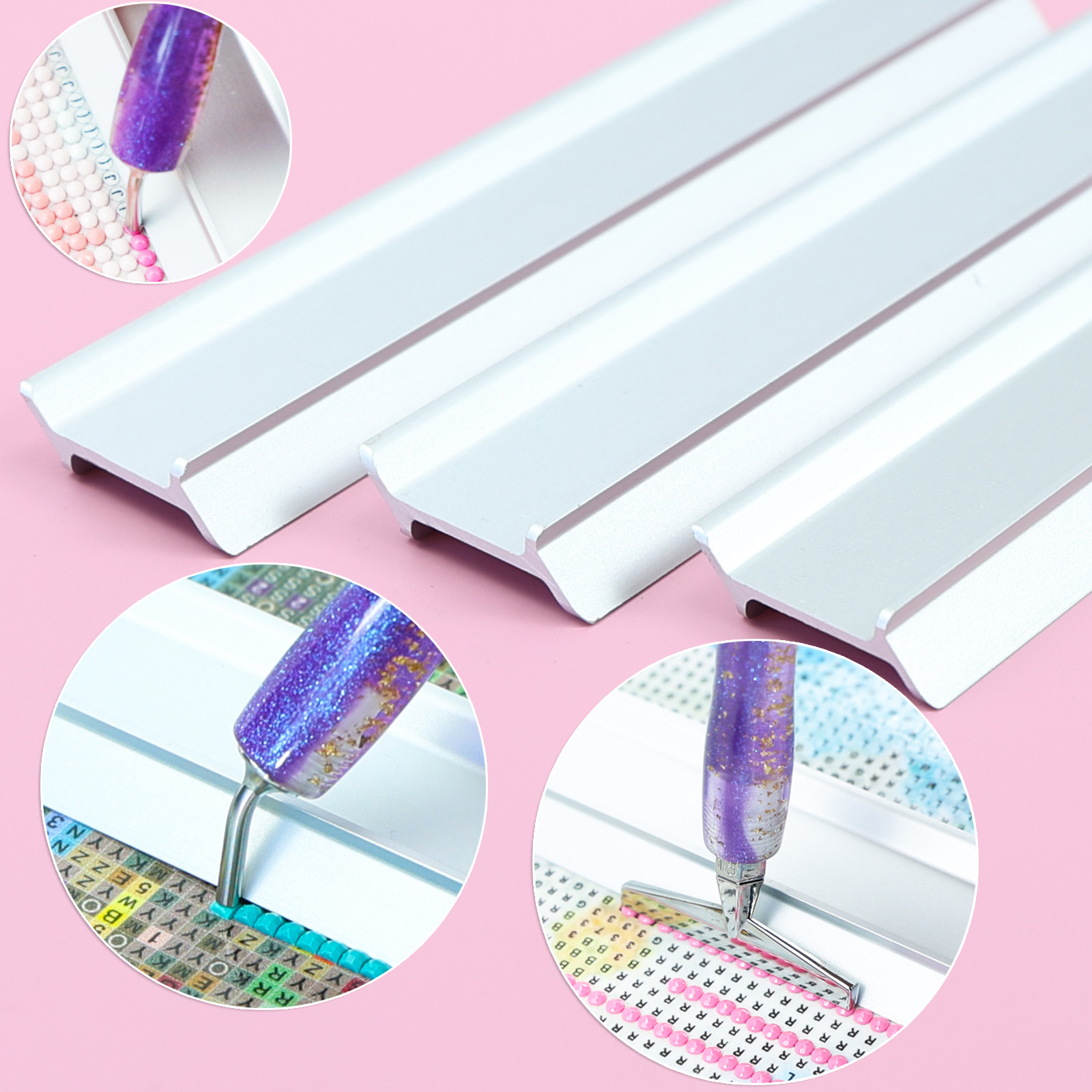 Crossfit Lifting - Diamond Painting Alignment Ruler, Double-sided 10/15/20CM