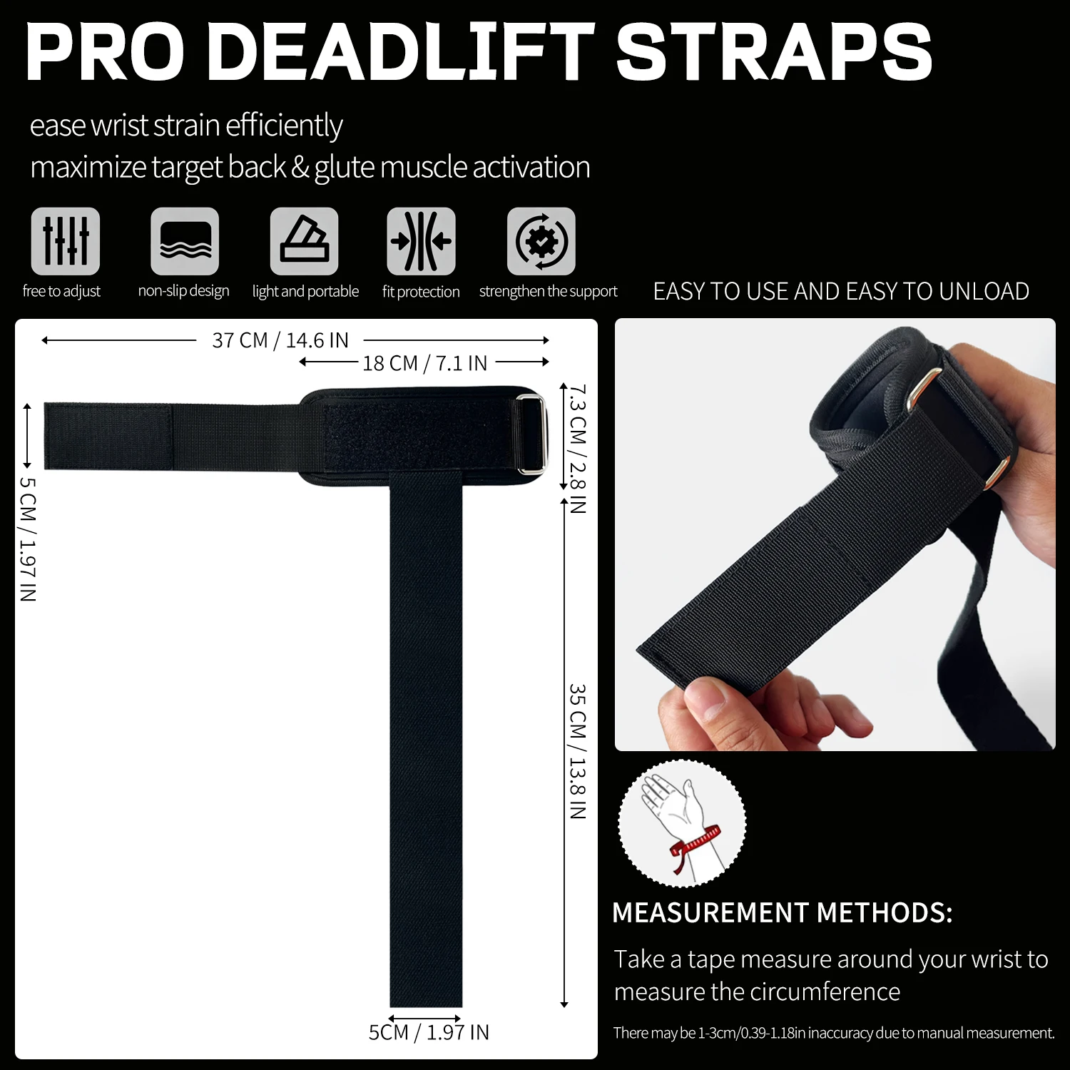 Weightlifting Straps 2pcs Wris - Crossfit Workout Gear 评论和价格