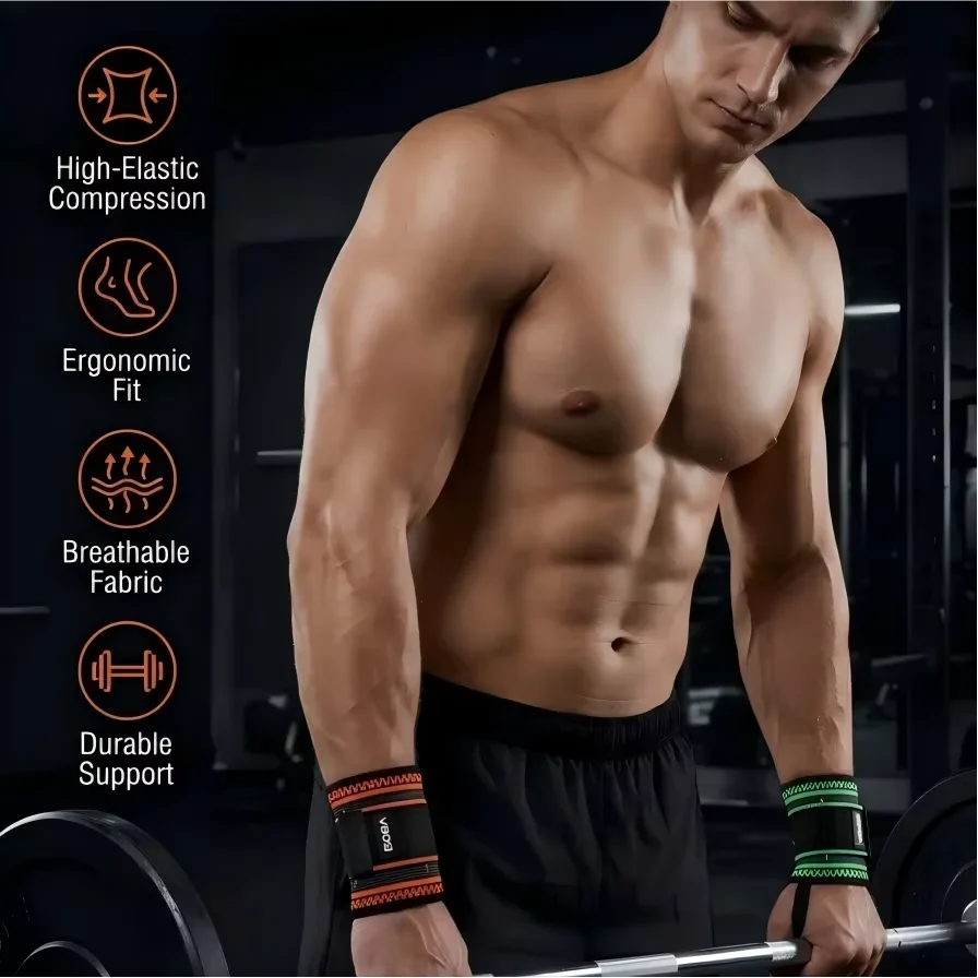 VBOSI Adjustable Wrist Wraps S - Crossfit Workout Gear 评论和价格