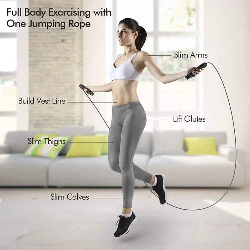 Adjustable Steel Wire Jump Rop - Jump Rope Speed Bearing 评论和价格