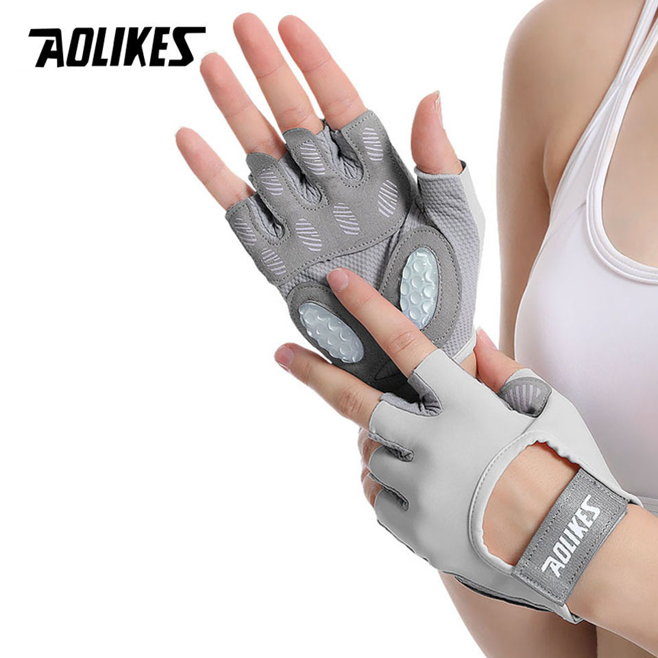 AOLIKES 1 Pair Gym Gloves Body - Crossfit Workout Gear 评论和价格