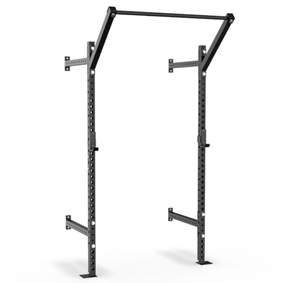 Wall Mounted Squat Rack for ho - Pull Up Bar Grip 评论和价格