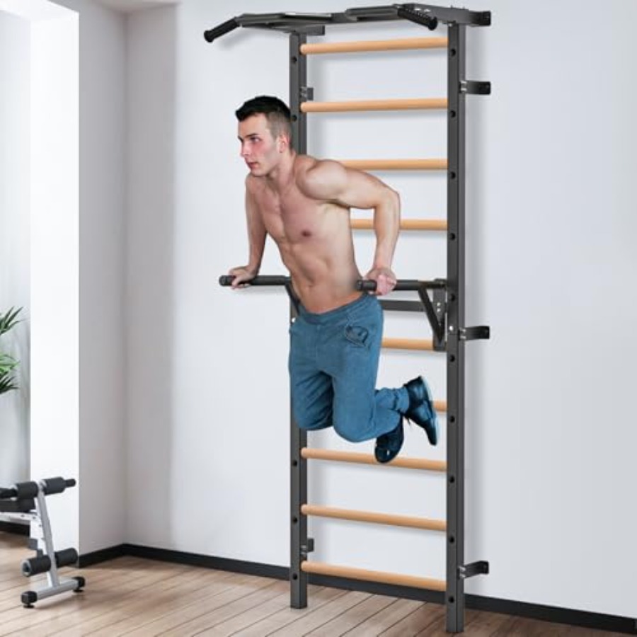 Wall Mounted Gymnastic Stall B - Pull Up Bar Grip 评论和价格
