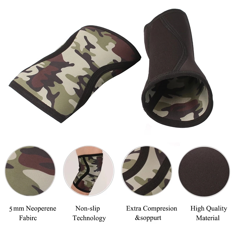 Compression Neoprene Knee Prot - Crossfit Workout Gear 评论和价格