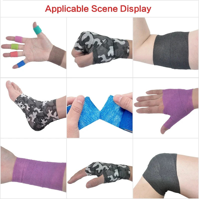 6/12pcs Colorful Sport Self Ad - Finger Tape Athletic 评论和价格
